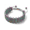 Chamäleon-Links | Deluxe Kismet Armband | Weiß x Einhorn Silber
